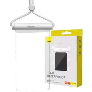 Tok Baseus Waterproof phone case AquaGlide with Cylindrical Slide Lock (white) kép
