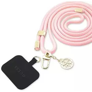 medál Guess GUOUCNMG4EP Universal CBDY Cord Strap pink Nylon 4G Metal Charm (GUOUCNMG4EP) kép