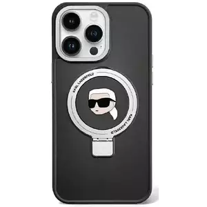 Tok Karl Lagerfeld KLHMP15MHMRSKHK iPhone 15 Plus 6.7" black hardcase Ring Stand Karl Head MagSafe (KLHMP15MHMRSKHK) kép