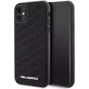 Tok Karl Lagerfeld KLHCN61PQKPMK iPhone 11 / Xr 6.1" black hardcase Quilted K Pattern (KLHCN61PQKPMK) kép