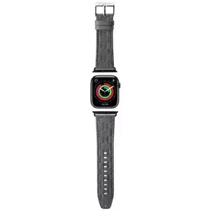 Óraszíj Karl Lagerfeld Strap KLAWLSAKLHPG Apple Watch 42/44/45/49mm silver strap Saffiano Monogram (KLAWLSAKLHPG) kép