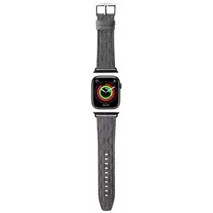Óraszíj Karl Lagerfeld Strap KLAWMSAKLHPG Apple Watch 38/40/41mm silver strap Saffiano Monogram (KLAWMSAKLHPK) kép