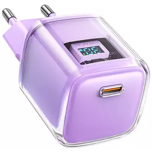 Töltő Acefast Wall charger A53 Sparkling series PD 30W GaN (purple) kép