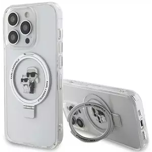 Tok Karl Lagerfeld KLHMP13XHMRSKCH iPhone 13 Pro Max 6.7" white hardcase Ring Stand Karl&Choupettte MagSafe (KLHMP13XHMRSKCH) kép