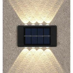 Kültéri napelemes lámpa, fali kép