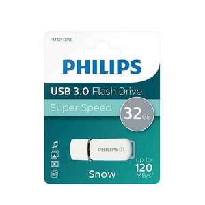 Philips Pendrive USB 3.0 32GB Snow Edition fehér-szürke kép