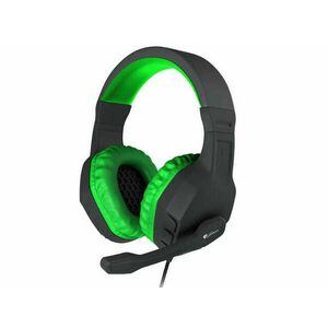 Genesis Argon 200 Gamer mikrofonos Fejhallgató - fekete-zöld kép