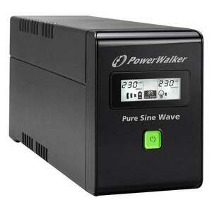 PowerWalker VI 800 SW Vonal interaktív 0, 8 kVA 480 W 2 AC kimenet(ek) kép