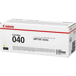 Canon 040 (5400 lap) eredeti sárga toner kép