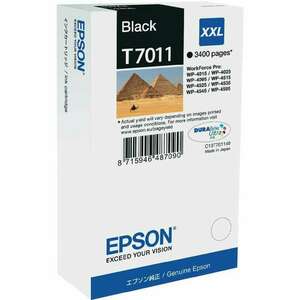 Epson T701 XXL (3400 lap) fekete eredeti tintakazetta kép