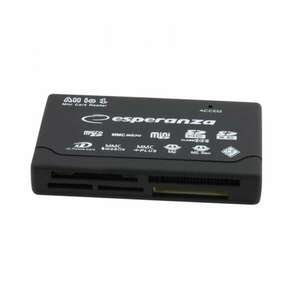 Esperanza EA119 All-in-One USB 2.0 fekete univerzális kártyaolvasó kép