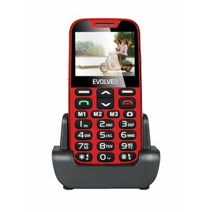 Evolveo EasyPhone XD 5, 84 cm (2.3") 89 g Vörös Telefon időseknek kép
