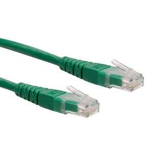 ROLINE 0.3m Cat6 UTP hálózati kábel Zöld 0, 3 M U/UTP (UTP) kép