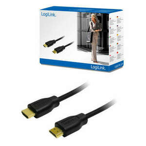 LogiLink 1.5m HDMI HDMI kábel 1, 5 M HDMI A-típus (Standard) Fekete kép