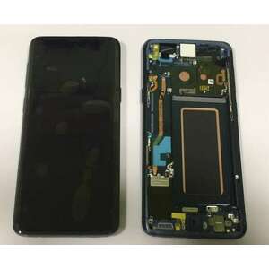 Samsung G960 Galaxy S9 kék gyári LCD+érintőpanel kerettel kép