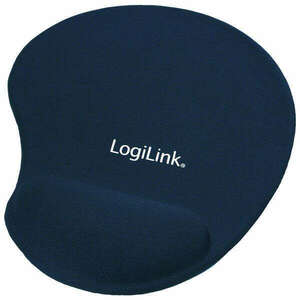 LogiLink ID0027B zselés csuklótámaszos kék egérpad kép