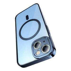 Baseus Glitter iPhone 14 Plus átlátszó mágneses tok és üvegfólia... kép