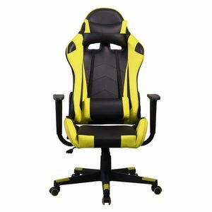 Iris GCH201BC fekete / citromsárga gamer szék kép
