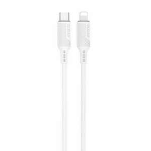 USB-C cable for Lightning Dudao L6S PD 20W, 1m (white) kép