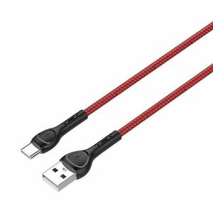 LDNIO LS482 2m USB - USB-C Cable (Red) kép