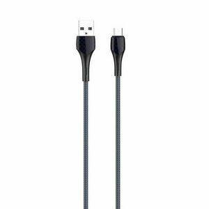 LDNIO LS521 1m USB - Micro USB Cable (Grey-Blue) kép
