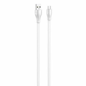 Cable USB to Micro USB LDNIO LS553, 2.1A, 2m (white) kép