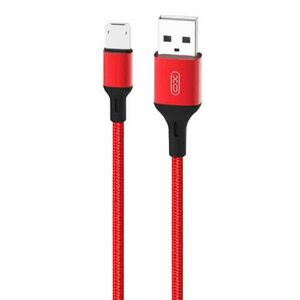 Cable USB to Micro USB XO NB143, 2m (red) kép