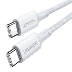 Fast Charging Cable USB-C to USB-C UGREEN 15266 0.5m (white) kép