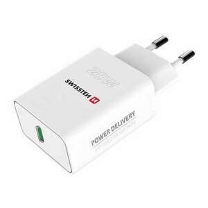 Swissten - hálózati töltő adapter PowerDelivery 25W, iPhone + Sam... kép