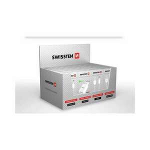 Swissten - hálózati töltő adapter + kábel box (5 X 2, 1A halózati... kép
