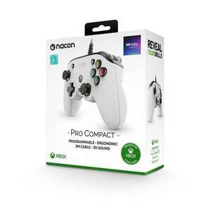 BigBen Nacon Pro Compact Xbox Series fehér kontroller kép