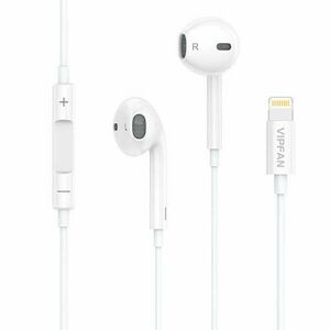Vipfan M13 wired in-ear headphones (white) kép
