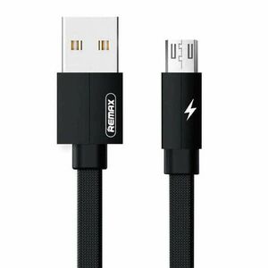 Cable USB Micro Remax Kerolla, 2m (black) kép