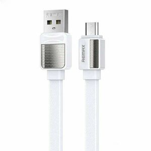 Cable USB Micro Remax Platinum Pro, 1m (white) kép