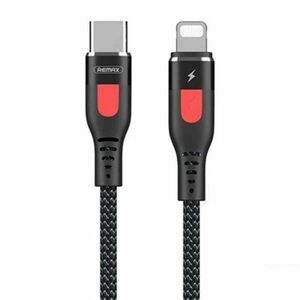 Cable USB-C do Lightning Remax Lesu Pro, 1m (black) kép