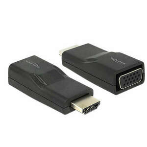 DeLock Adapter HDMI male > VGA female Black 65655 kép