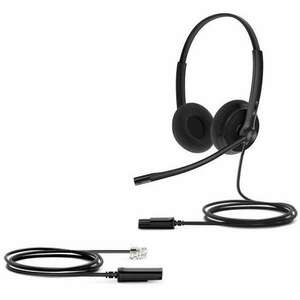 Yealink YHS34 Lite Dual Vezetékes Fekete CC headset kép