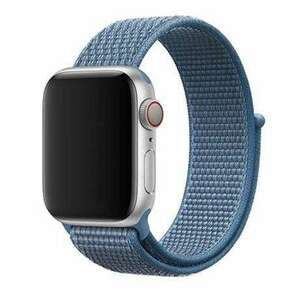 Mybandz Apple Watch 42/44mm szövet óraszíj kék (APW422796) kép