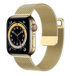 Mybandz Apple Watch 38/40/41mm Milánói fém óraszíj arany (APW381401) kép