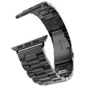 Mybandz Apple Watch 42/44mm klasszikus fém óraszíj fekete (APW421340) kép