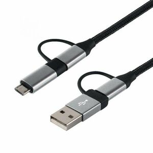 USE USB Töltőkábel, 4in1, 1.5m kép