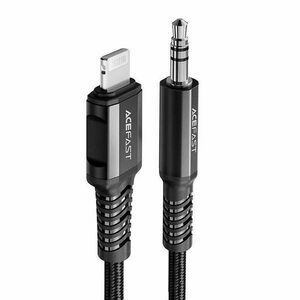 Cable Lightning to mini jack 3, 5mm Acefast C1-06 1.2m (black) kép