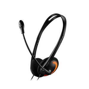 Canyon CNS-CHS01BO mikrofonos fejhallgató fekete-narancssárga kép