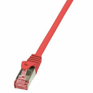 LogiLink Patch kábel PrimeLine, Cat.6, S/FTP, piros, 0, 5 m kép