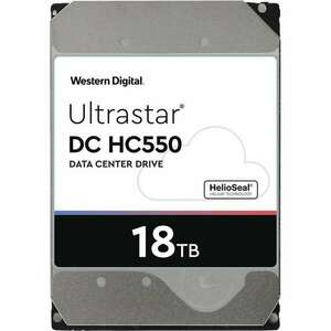 Western Digital 18TB Ultrastar DC HC550 SAS 3.5" szerver HDD kép