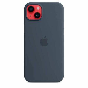 Apple iPhone 14 Plus Silicone Case with MagSafe - Storm Blue kép