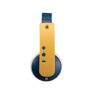 JVC HA-KD10W-Y Bluetooth sárga/kék gyerek fejhallgató kép