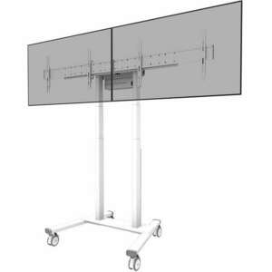 Doppelbildschirm-Adapter (42"-65") insg. max. 100kg opt. für FL55-875WH1 + WL55-875WH1 Neomounts Weiß kép