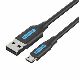 Töltőkabel USB 2.0 - Micro USB Vention COLBF 1m, fekete (COLBF) kép
