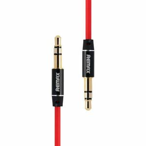 Remax RL-L200 Mini jack 3, 5 mm-es AUX kábel, 2 m, piros (RL-L200 red) kép